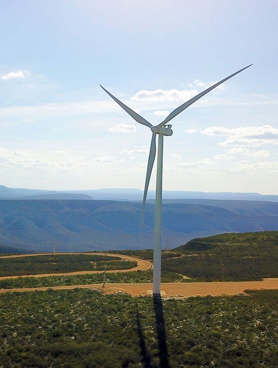 The Lagoa dos Ventos wind project, Brazil